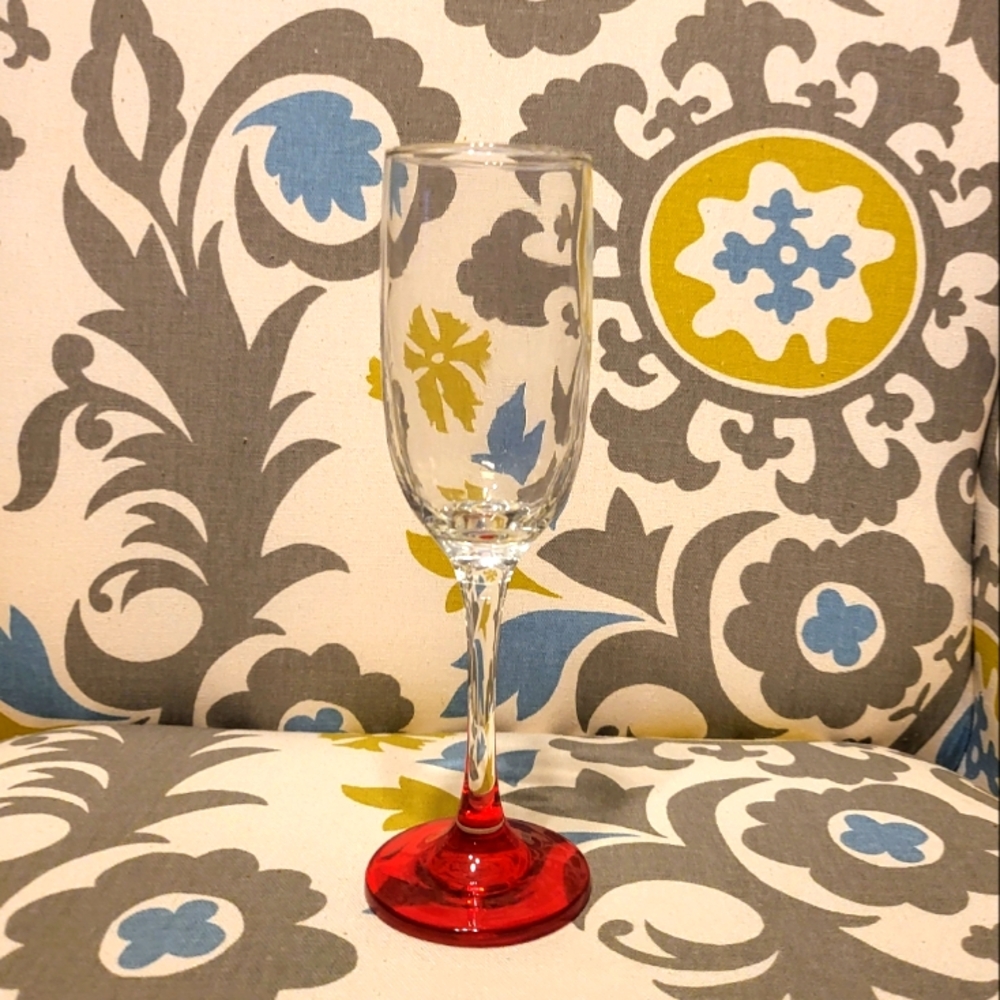 Personalized Etched Champagne Glass- Handcrafted